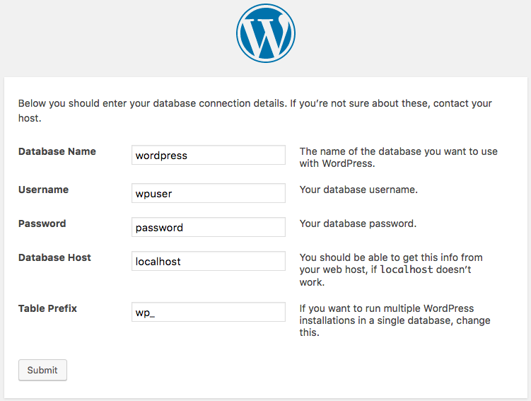 WordPress Installer